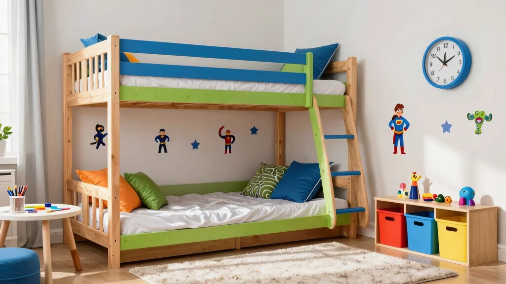 10 Boys Bunk Bed Bedroom Ideas to Maximize Floor Space
