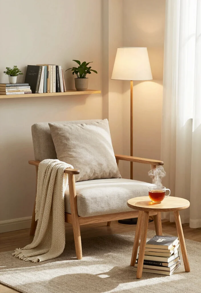 10 Living Room Corner Space Ideas That Look Intentional 1. Cozy Reading Nook 0