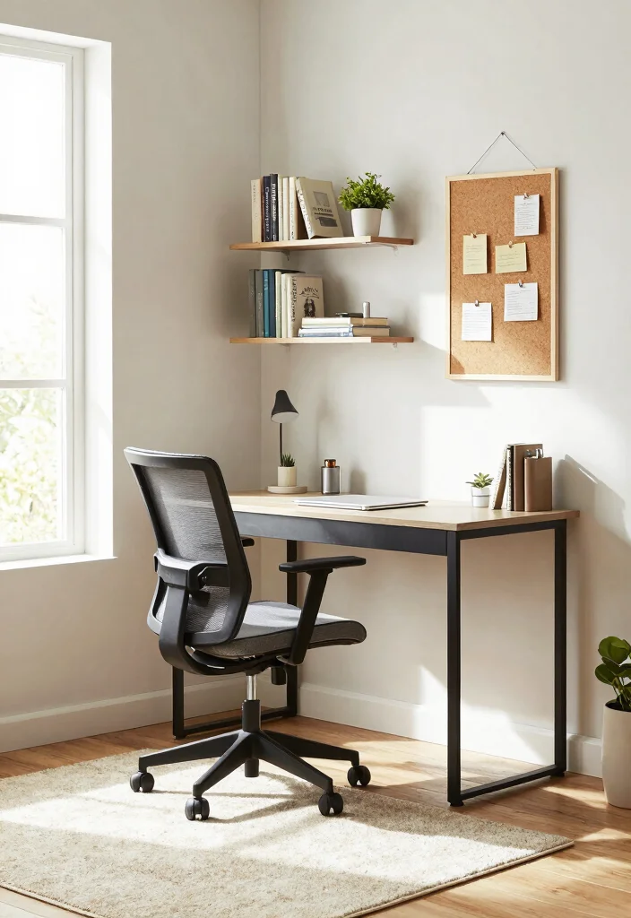 10 Living Room Corner Space Ideas That Look Intentional 2. Home Office Corner 0