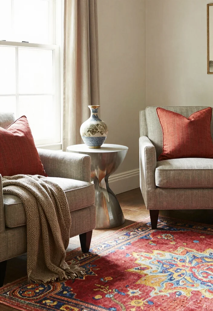 10 Living Room Corner Space Ideas That Look Intentional 7. Stylish Seating Area 0