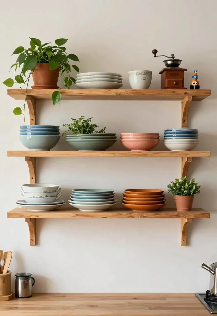 10 Simple Small Kitchen Ideas Popular in Philippine Homes 2. Open Shelving 0