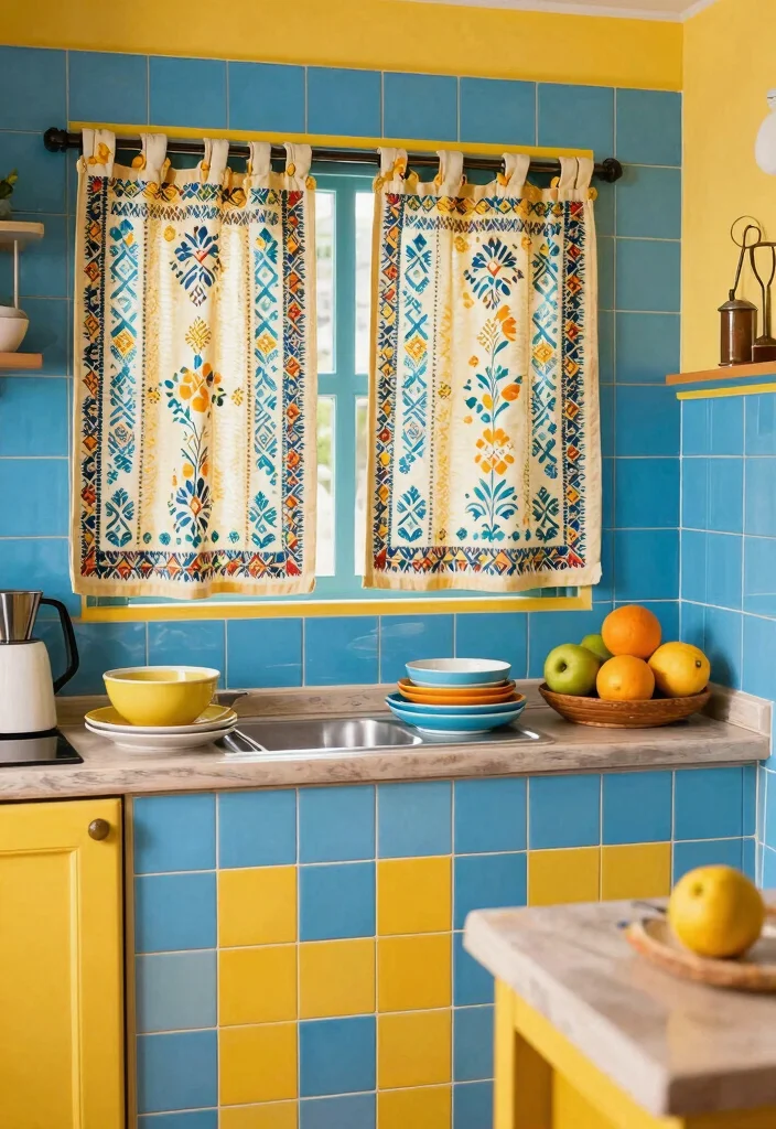 10 Simple Small Kitchen Ideas Popular in Philippine Homes 4. Bright Colors and Patterns 0