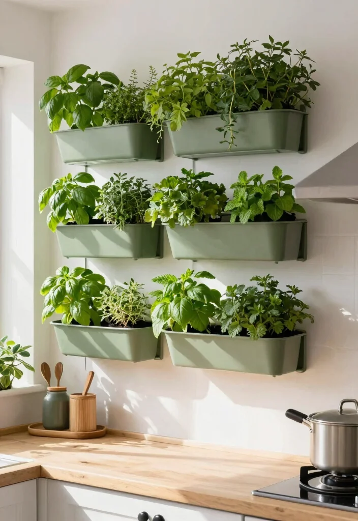 10 Simple Small Kitchen Ideas Popular in Philippine Homes 6. Vertical Gardening 0