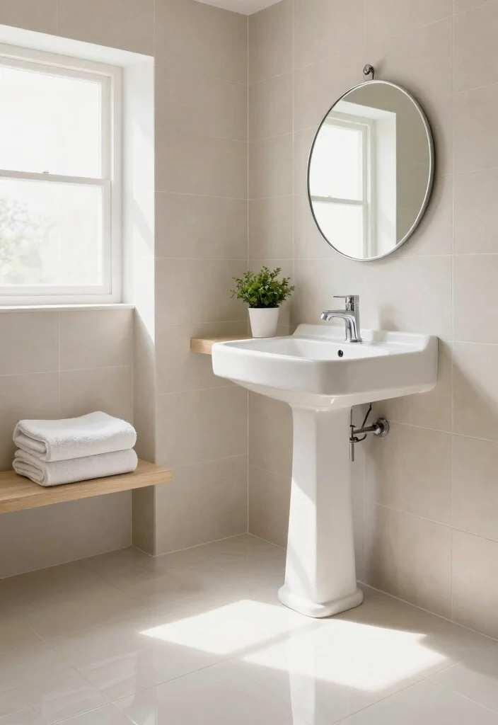 10 Small Bathroom Tile Ideas to Make Compact Spaces Look Bigger 1. Light Colored Tiles for Brightness 0