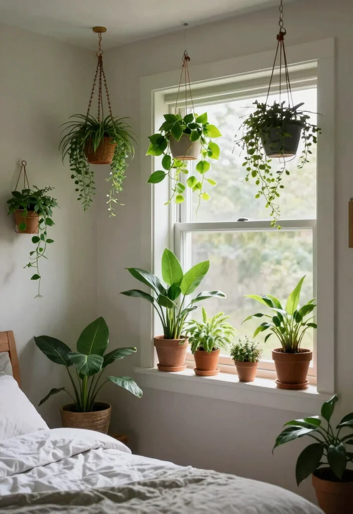 10 Small Bedroom Ideas to Make Tight Spaces Feel Bigger 38 10 Small Bedroom Ideas to Make Tight Spaces Feel Bigger 8. Add Greenery for Freshness 0