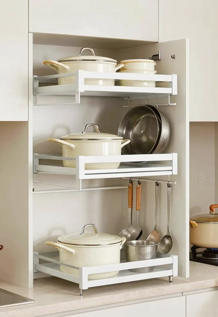 10 Small Black Kitchen Ideas with Bold Modern Contrast 9. Smart Storage Solutions 0