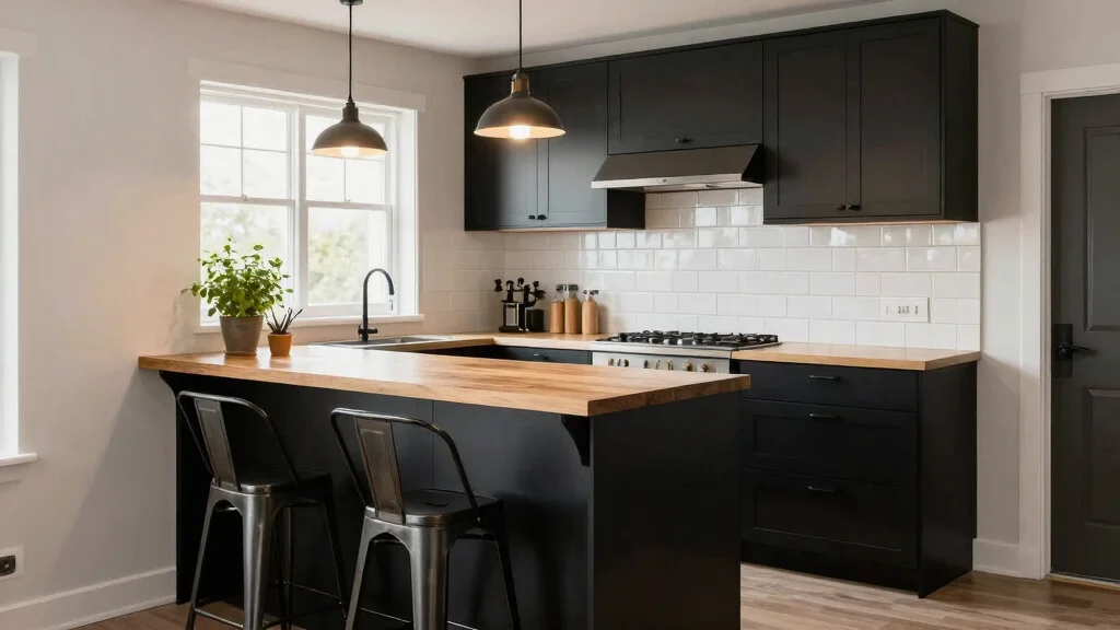 10 Small Black Kitchen Ideas with Bold Modern Contrast