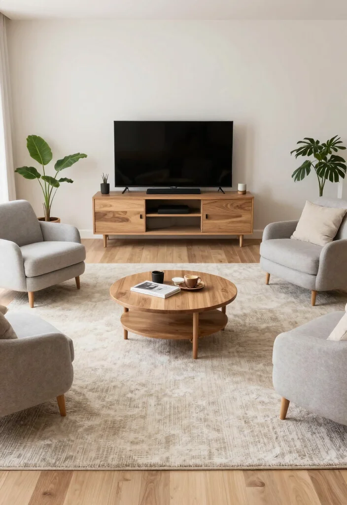 10 Small Living Room Ideas with TV for Smart Layouts 8. Smart Furniture Arrangement 0