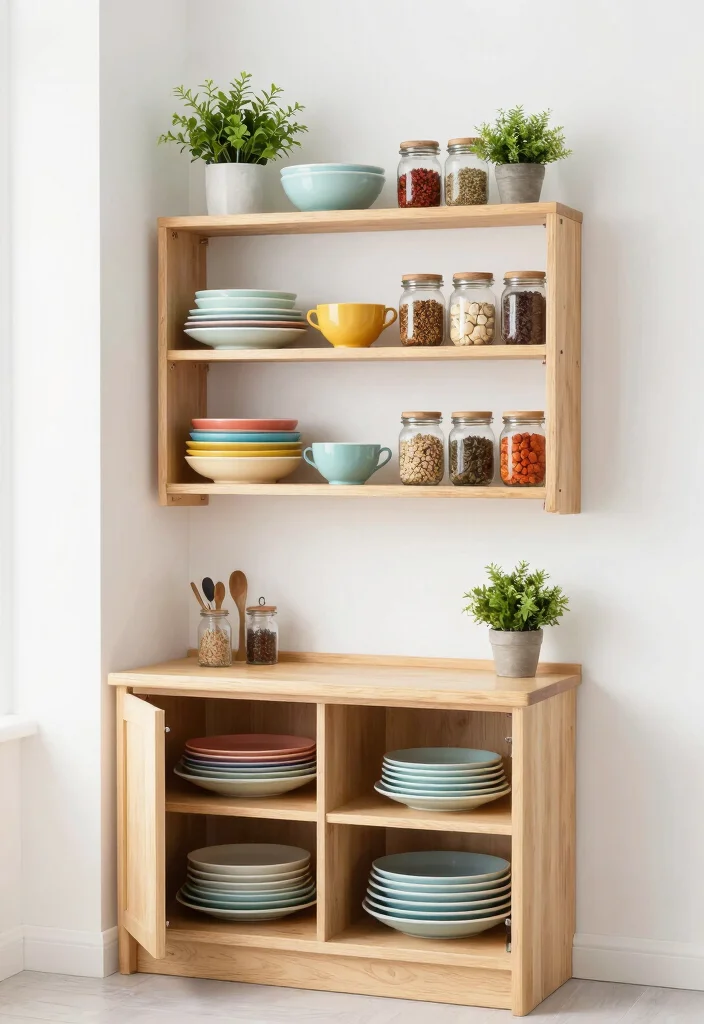 10 Tiny Galley Kitchen Ideas with Efficient Layouts 1. Open Shelving for Maximum Visibility 0