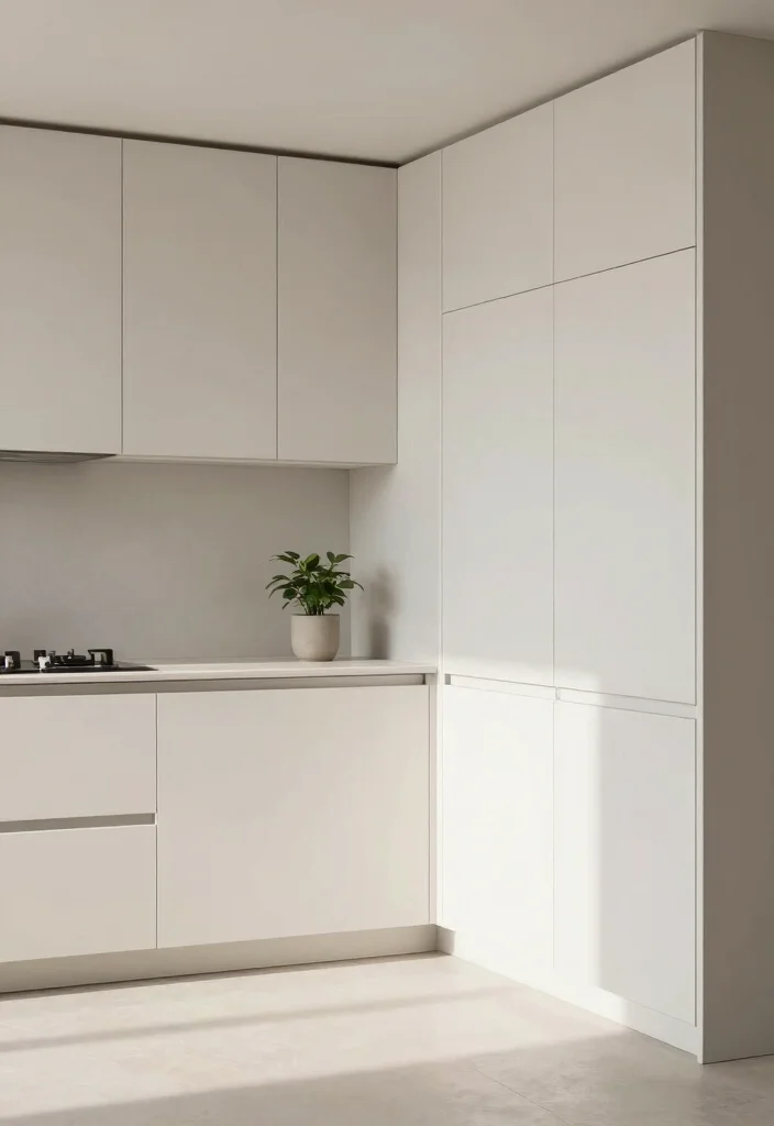 10 Tiny Kitchen Layout Ideas That Use Space Wisely 10. Minimalist Design 0