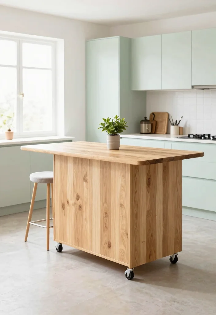 10 Tiny Kitchen Layout Ideas That Use Space Wisely 3. Compact Kitchen Islands 0