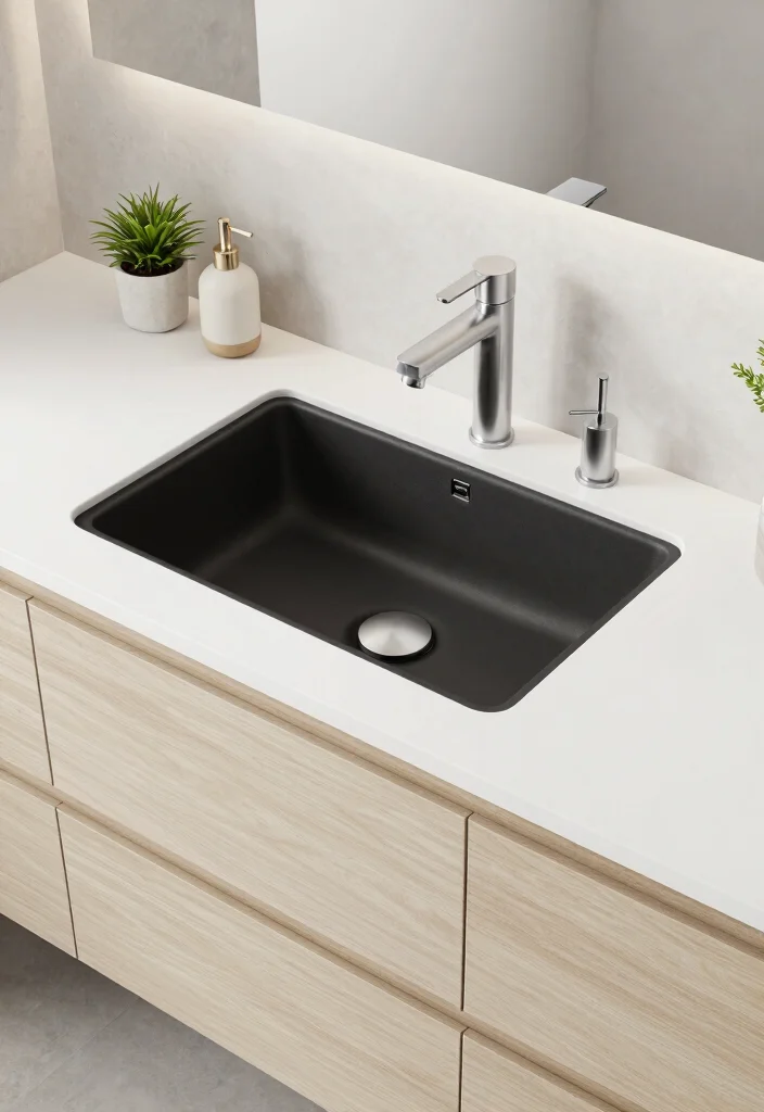12 Bathroom Basin Ideas for Modern and Stylish Layouts 61 12 Bathroom Basin Ideas for Modern and Stylish Layouts 11. Simple Matte Finishes 0