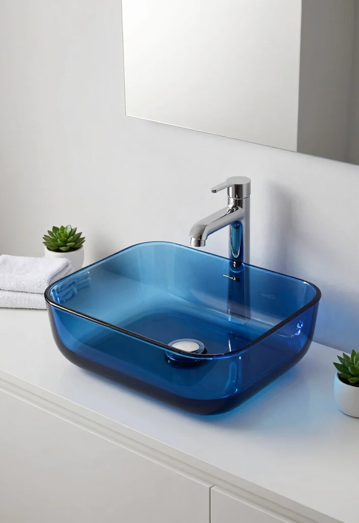 12 Bathroom Basin Ideas for Modern and Stylish Layouts 14 12 Bathroom Basin Ideas for Modern and Stylish Layouts 4. Eco Friendly Glass Sinks 0