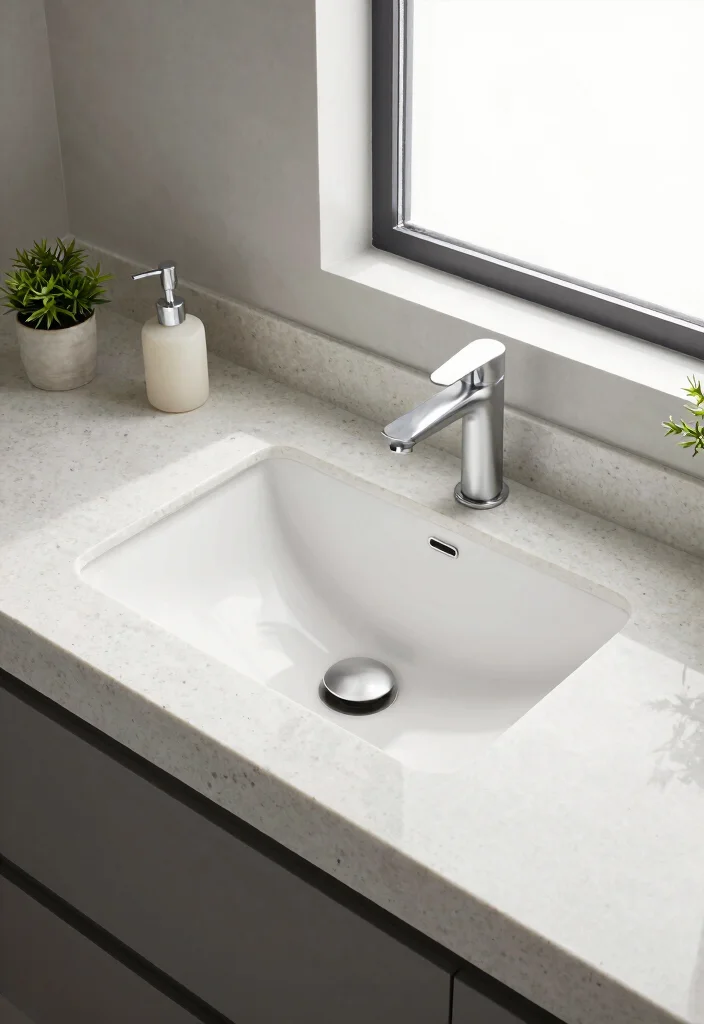 12 Bathroom Basin Ideas for Modern and Stylish Layouts 16 12 Bathroom Basin Ideas for Modern and Stylish Layouts 6. Integrated Basin Designs 0