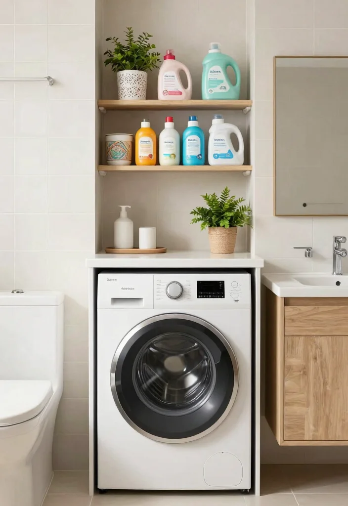 12 Bathroom Ideas with Washing Machine for Small Homes 6 12 Bathroom Ideas with Washing Machine for Small Homes 2. Washer Dryer Combo Units 0