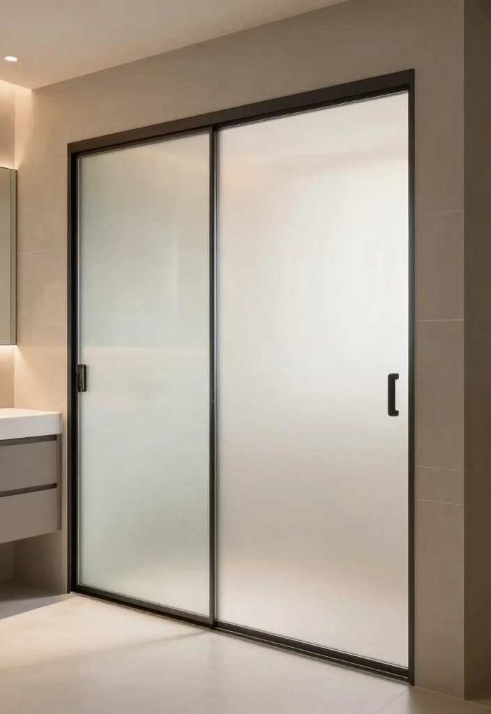 12 Bathroom Ideas with Washing Machine for Small Homes 29 12 Bathroom Ideas with Washing Machine for Small Homes 5. Sliding Doors 0