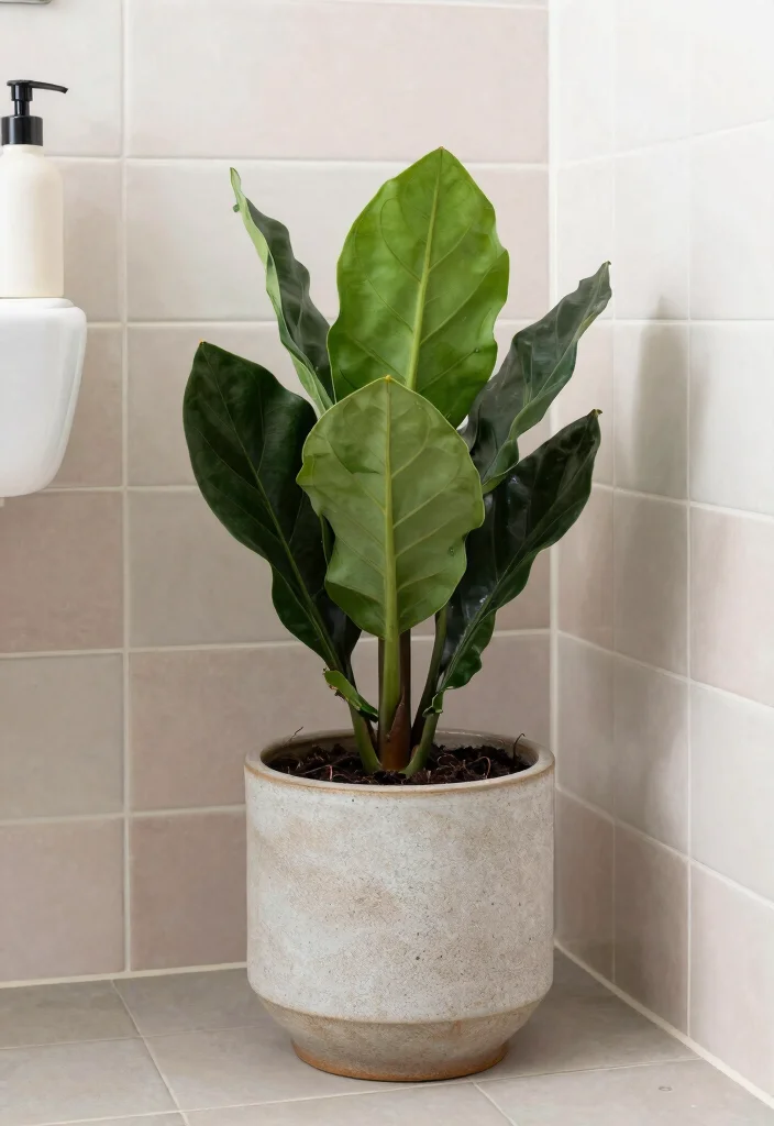 12 Bathroom Plant Ideas to Add Life and Freshness 10. Cast Iron Plant Aspidistra elatior 0