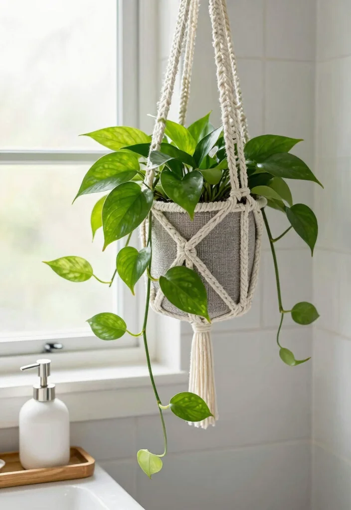12 Bathroom Plant Ideas to Add Life and Freshness 2. Pothos Epipremnum aureum 0