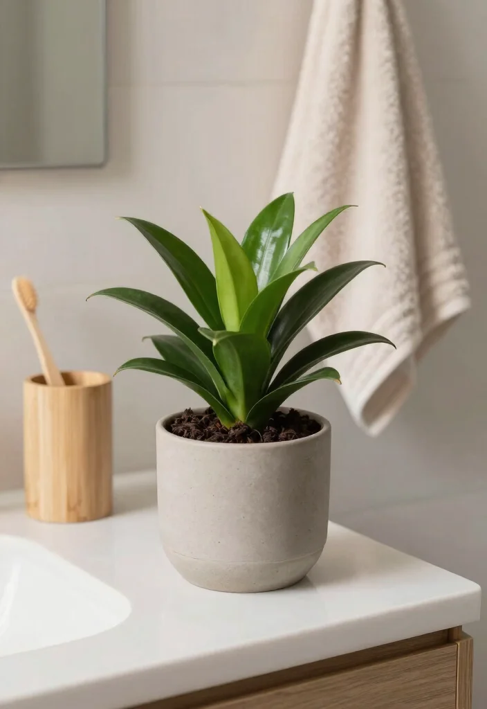 12 Bathroom Plant Ideas to Add Life and Freshness 3. ZZ Plant Zamioculcas zamiifolia 0