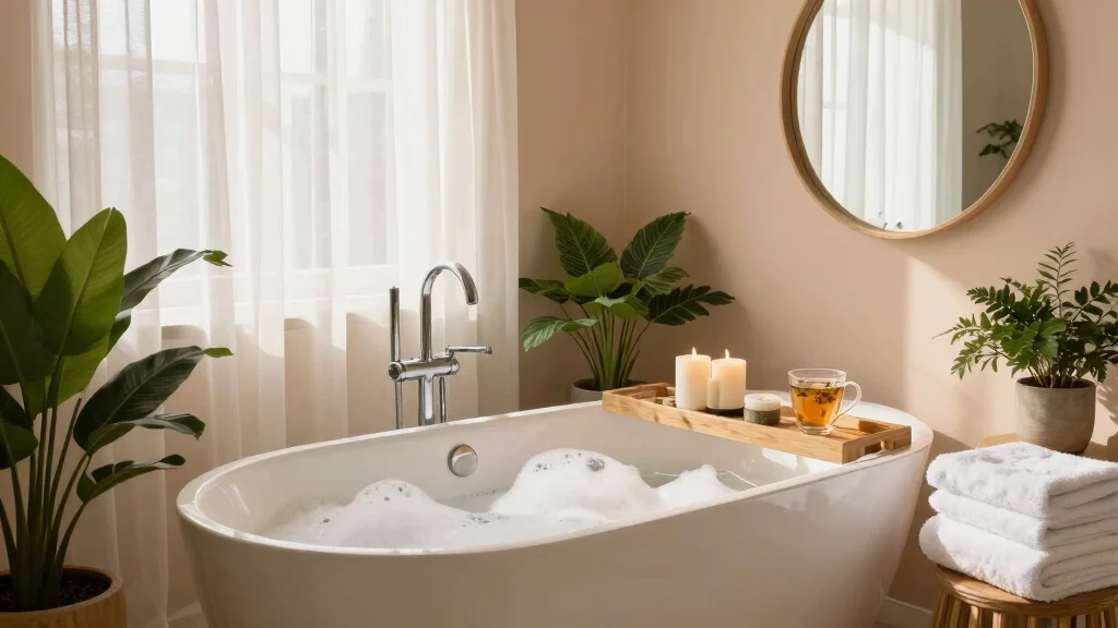 12 Bathroom Tub Decor Ideas for a Relaxing Spa Style