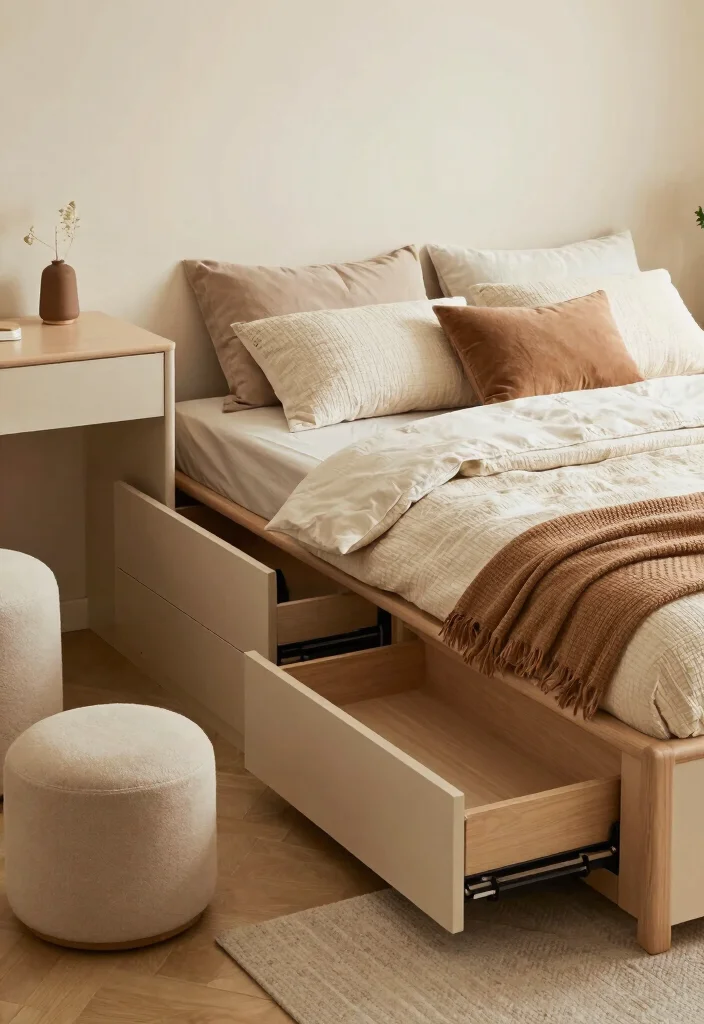 12 Bedroom Partition Ideas for Privacy and Zoning 8. Multi Functional Furniture 0