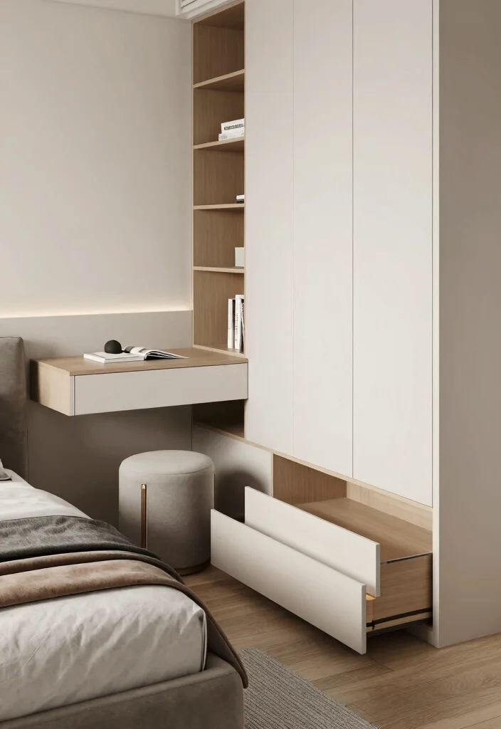 12 Bedroom Rearranging Ideas to Refresh the Layout 4. Opt for Multi Functional Furniture 0