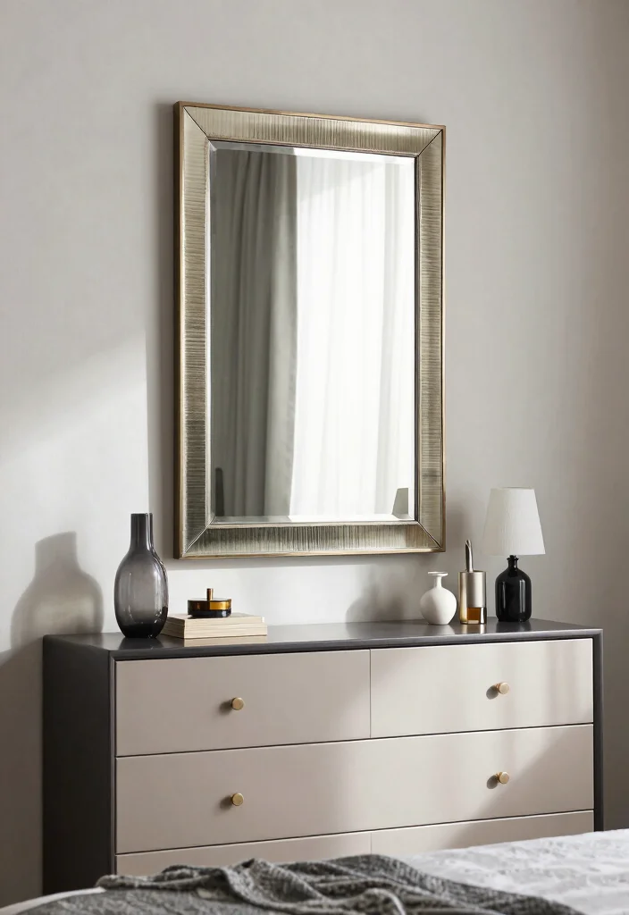 12 Bedroom Rearranging Ideas to Refresh the Layout 6. Use Mirrors to Enhance Space 0