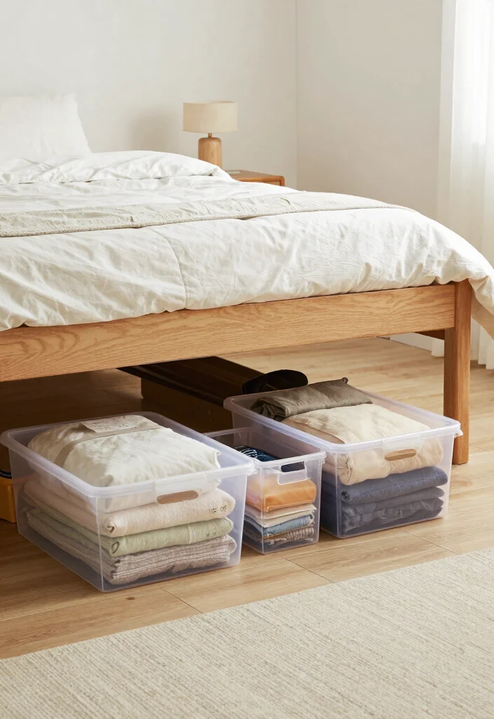 12 Bedroom Rearranging Ideas to Refresh the Layout 8. Make Use of Under Bed Storage 0