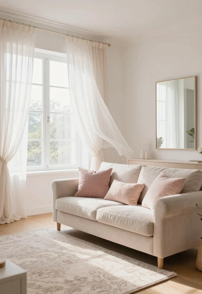 12 Bedroom Sitting Area Ideas for Cozy Relaxing Corners 11. Light and Airy Atmosphere 0