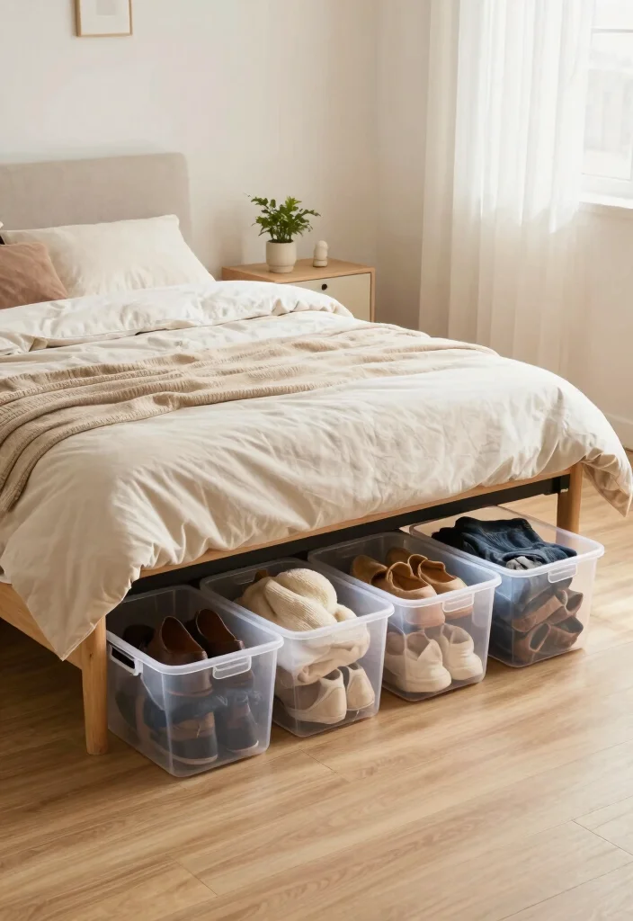 12 Bedroom Wardrobe Ideas for Better Storage and Flow 1. Under Bed Storage Solutions 0