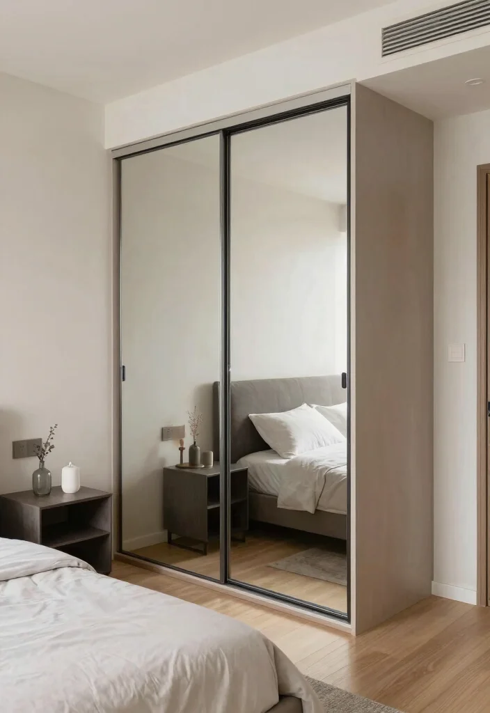 12 Bedroom Wardrobe Ideas for Better Storage and Flow 4. Sliding Door Wardrobe 0