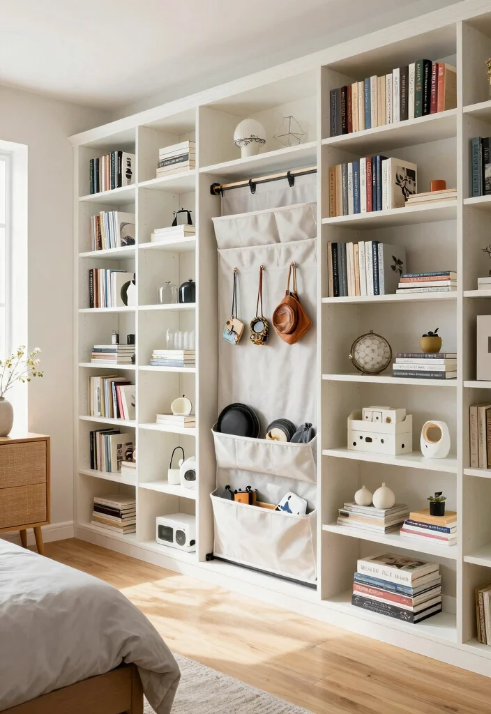 12 Bedroom Wardrobe Ideas for Better Storage and Flow 8. Vertical Storage Solutions 0