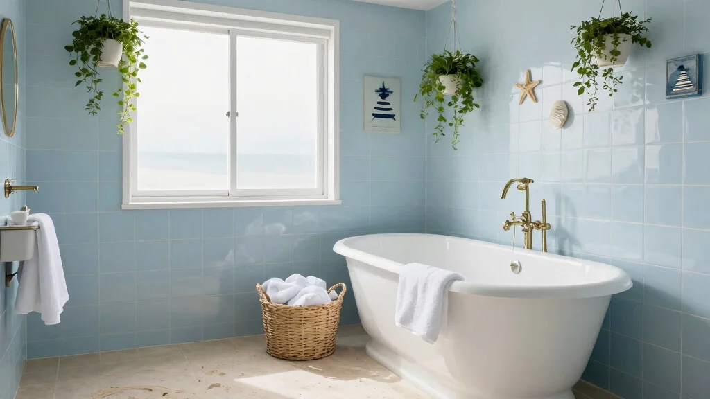 12 Blue Bathroom Decor Ideas for a Clean Coastal Mood