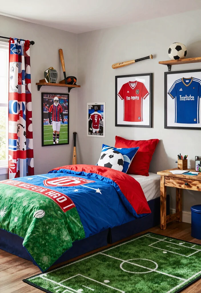 12 Boys Bedroom Ideas Designed to Grow with Them 3. Sporty Vibes 0