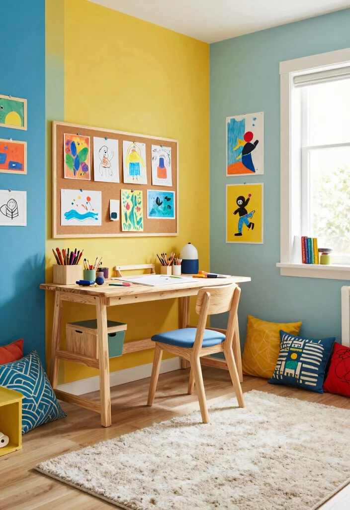 12 Boys Bedroom Ideas Designed to Grow with Them 9. Artistic Studio Space 0