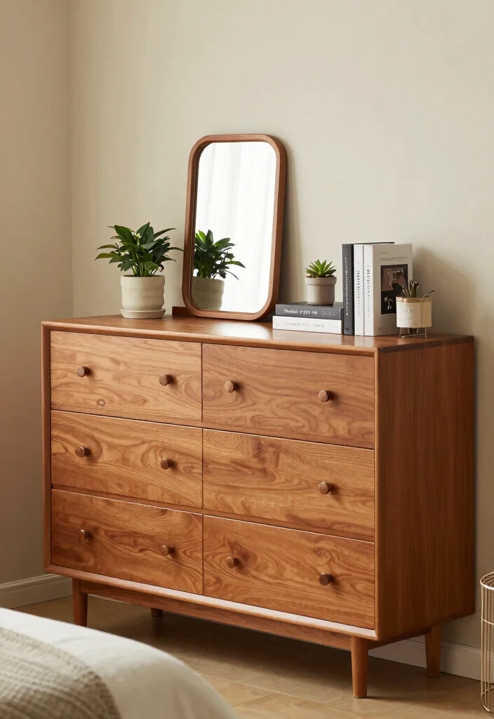 12 Cherry Wood Bedroom Decor Ideas with Warm Classic Style 3. Cherry Wood Dressers 0