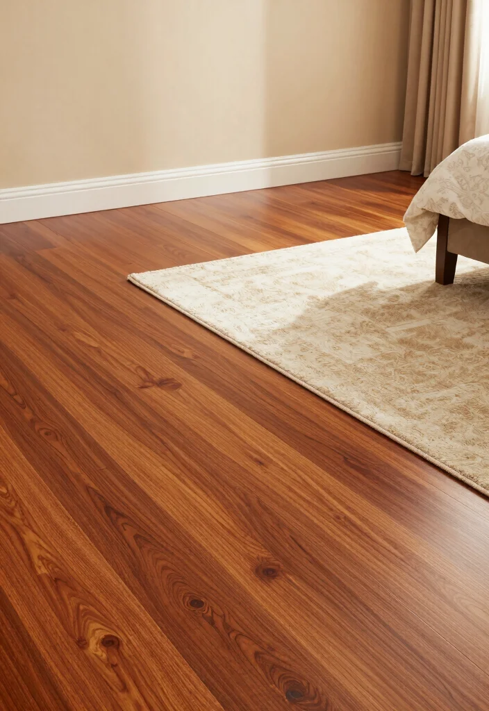 12 Cherry Wood Bedroom Decor Ideas with Warm Classic Style 6. Cherry Wood Flooring 0