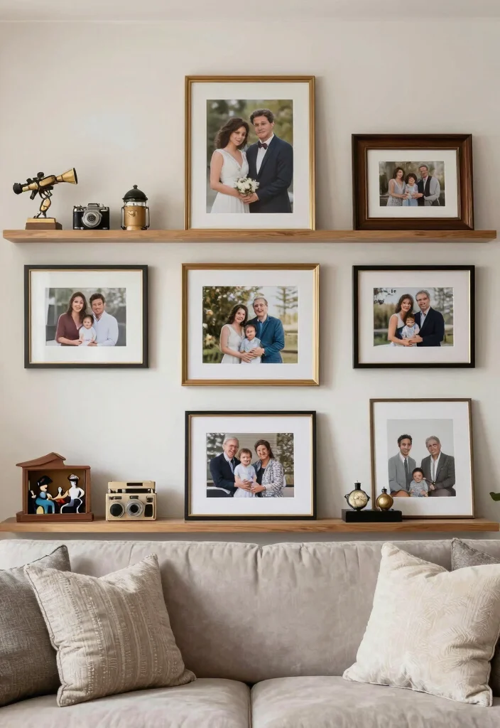 12 Classy Living Room Ideas with Elegant Details 11. Personal Touches 0