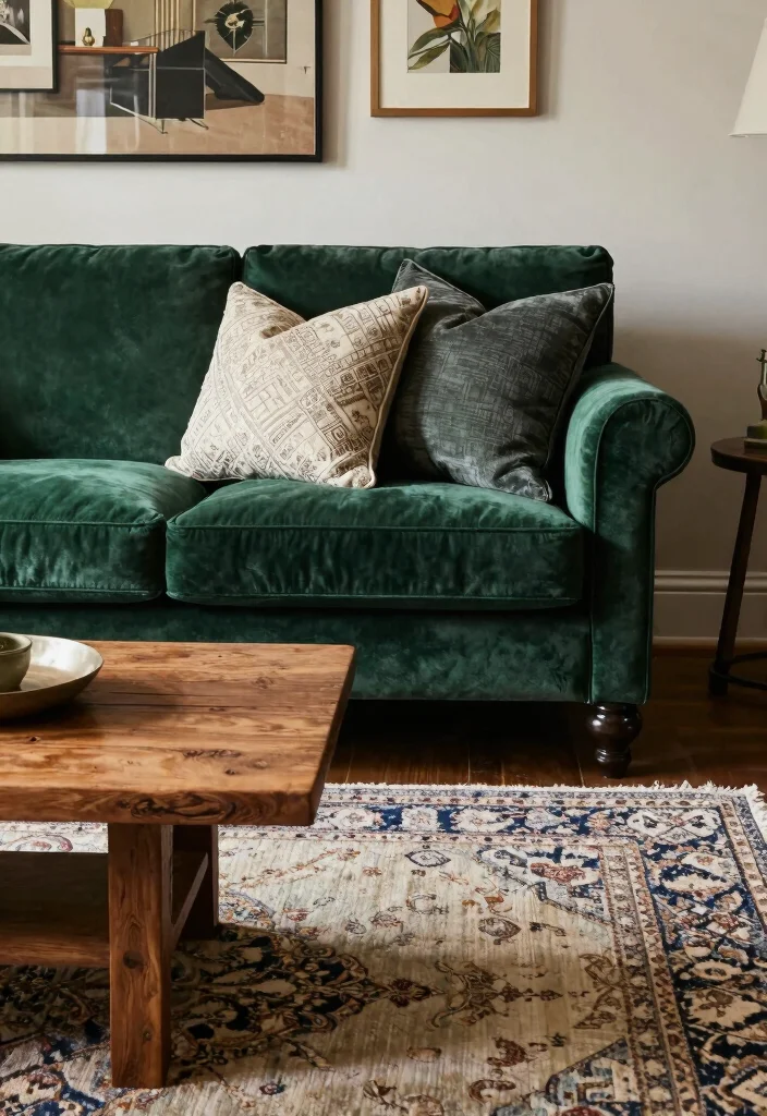 12 Classy Living Room Ideas with Elegant Details 2. Luxurious Textures 0