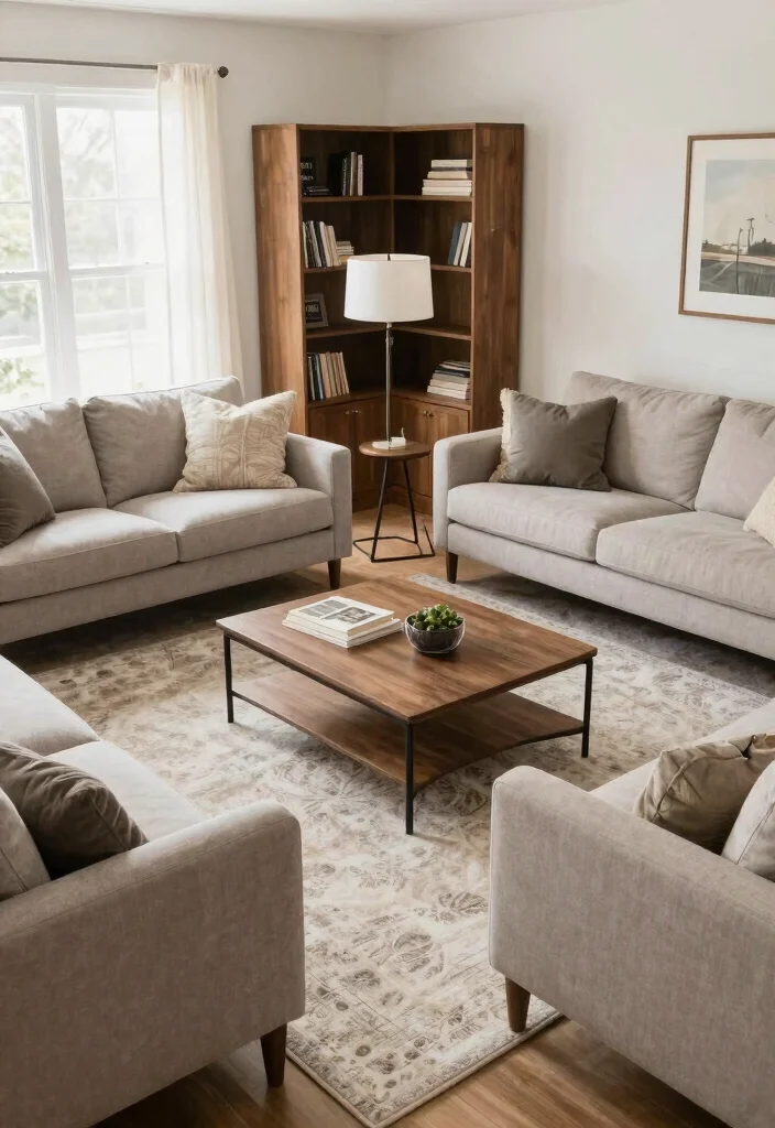 12 Classy Living Room Ideas with Elegant Details 7. Functional Layouts 0