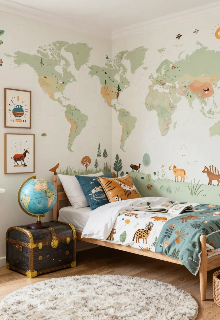 12 Cool Boys Bedroom Ideas with Fun and Functional Style 1. Adventure Awaits Exploratory Themes 0
