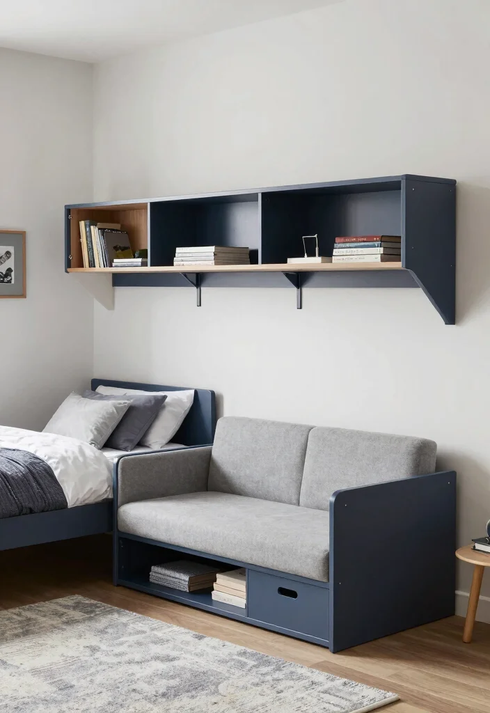 12 Cool Boys Bedroom Ideas with Fun and Functional Style 10. Modular Furniture Smart and Adaptable 0