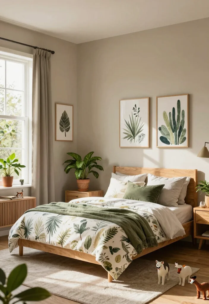 12 Cool Boys Bedroom Ideas with Fun and Functional Style 4. Nature Inspired Bringing the Outdoors Inside 0