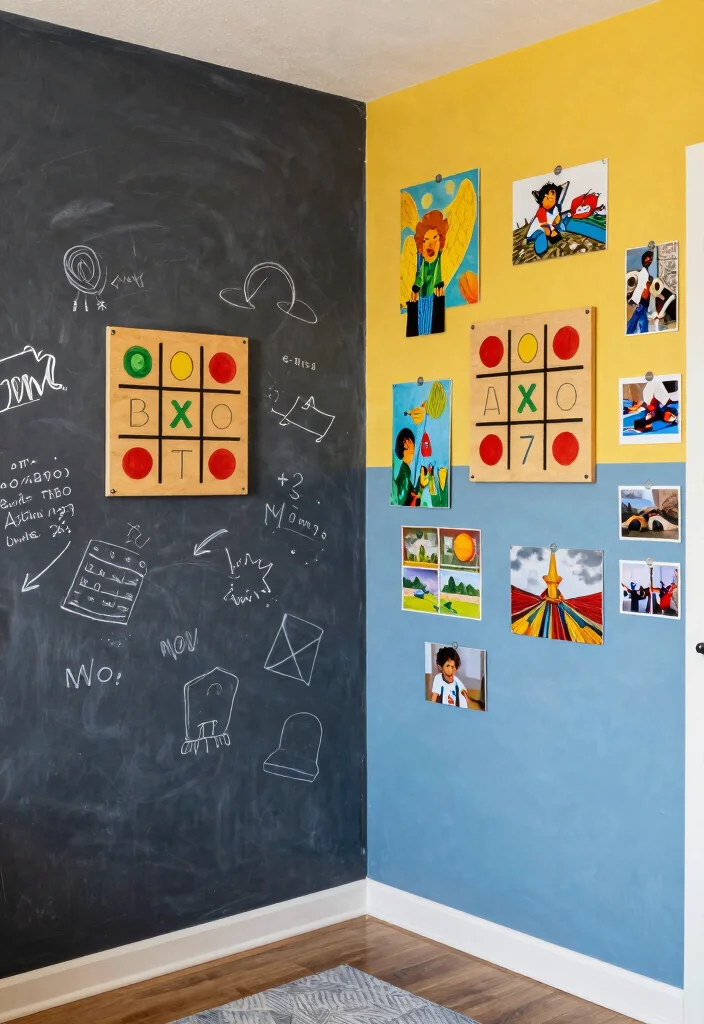 12 Cool Boys Bedroom Ideas with Fun and Functional Style 6. Interactive Walls Fun and Engaging 0