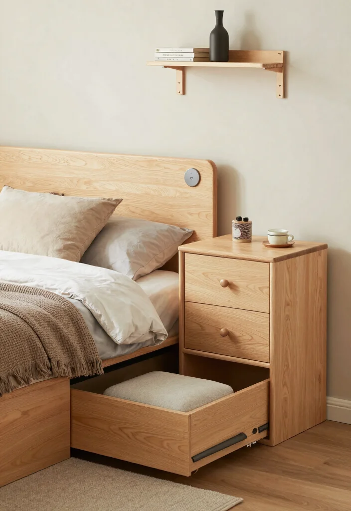 12 Cozy Bedroom Ideas for Couples with Warm Inviting Vibes 10. Multi Functional Furniture 0