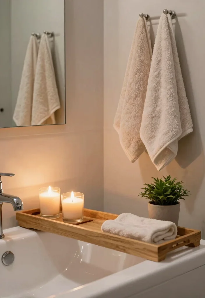12 Cute Small Bathroom Ideas with Fresh Aesthetic Charm 12. Create Your Spa Retreat 0