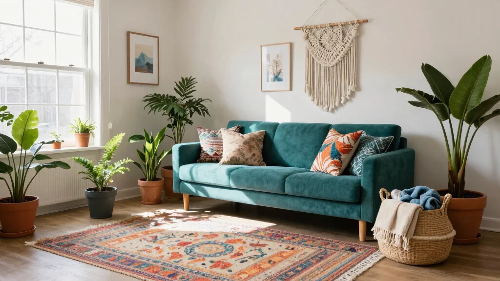 12 Eclectic Living Room Ideas with Mixed Textures