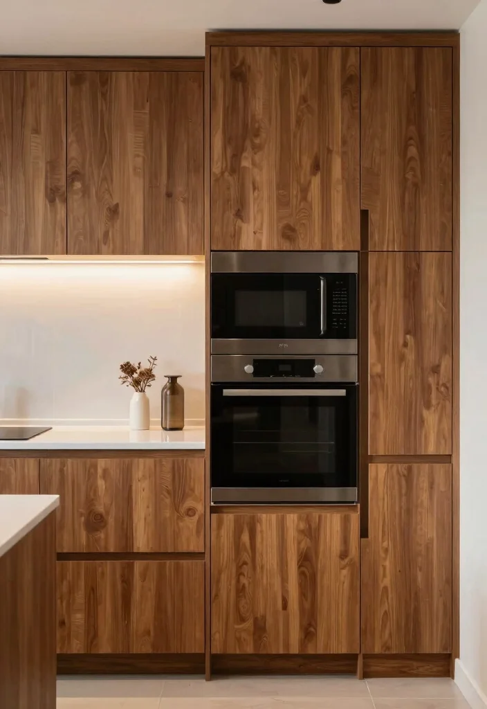 12 Kitchen Cabinet Layout Ideas for Better Storage Flow 6. Built in Appliances for Streamlined Look 0