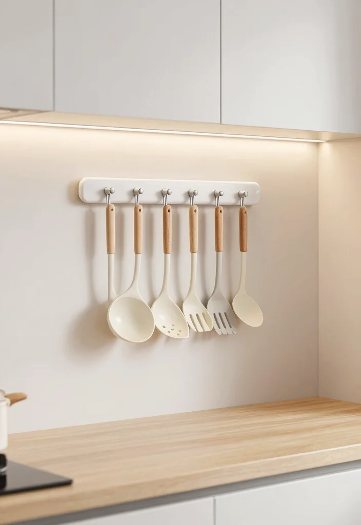 12 Kitchen Cabinet Layout Ideas for Better Storage Flow 8. Magnetic Strips for Utensils 0