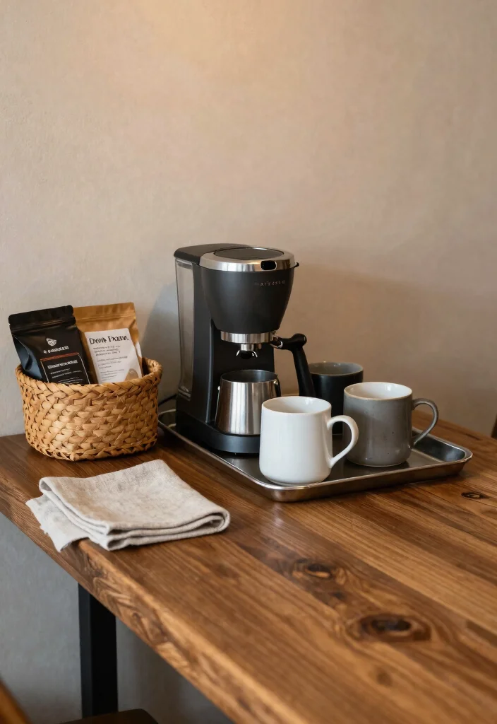 12 Kitchen Coffee Bar Ideas for Daily Morning Rituals 11. Layered Textures 0